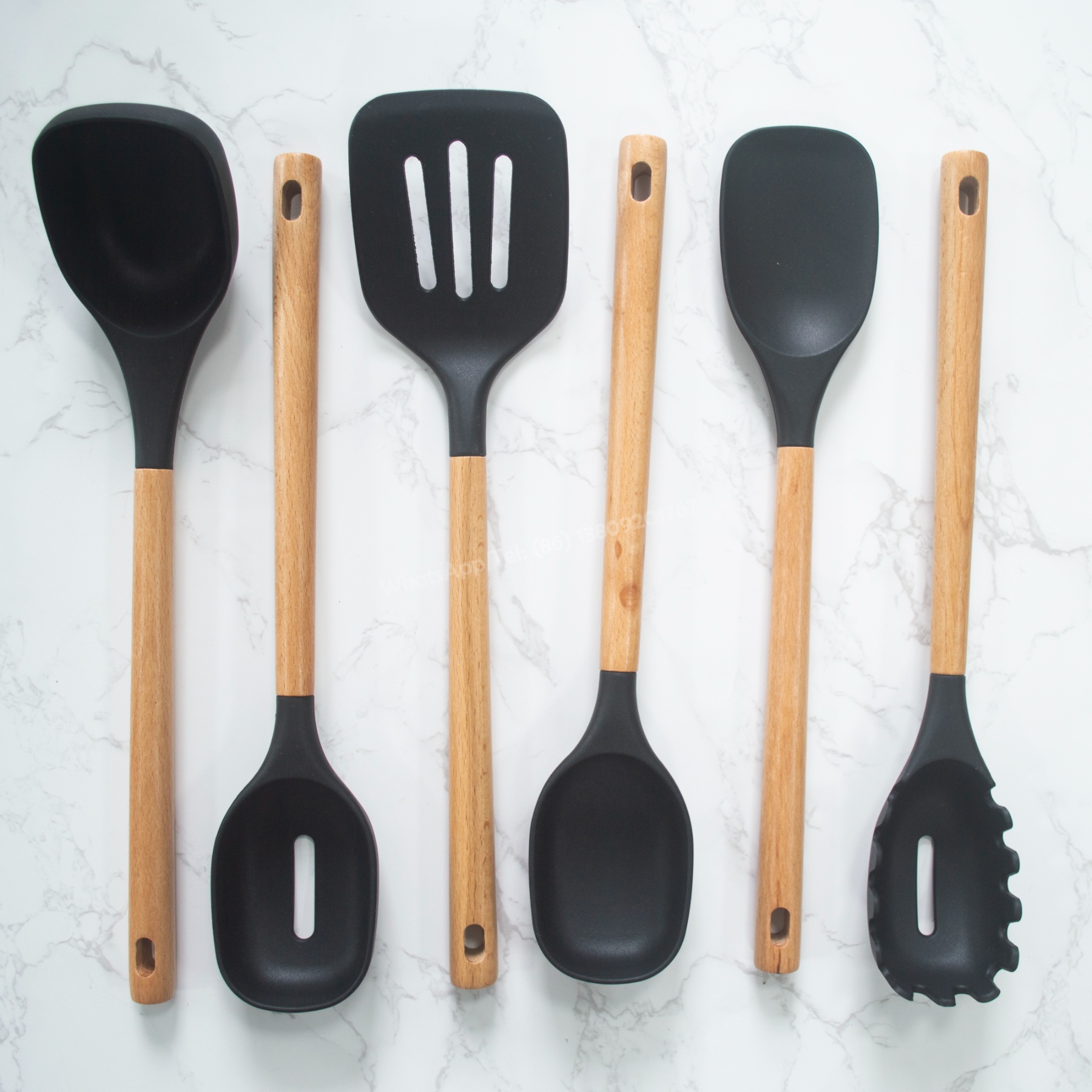 ustensiles de cuisine pour batterie de cuisine antiadhésive