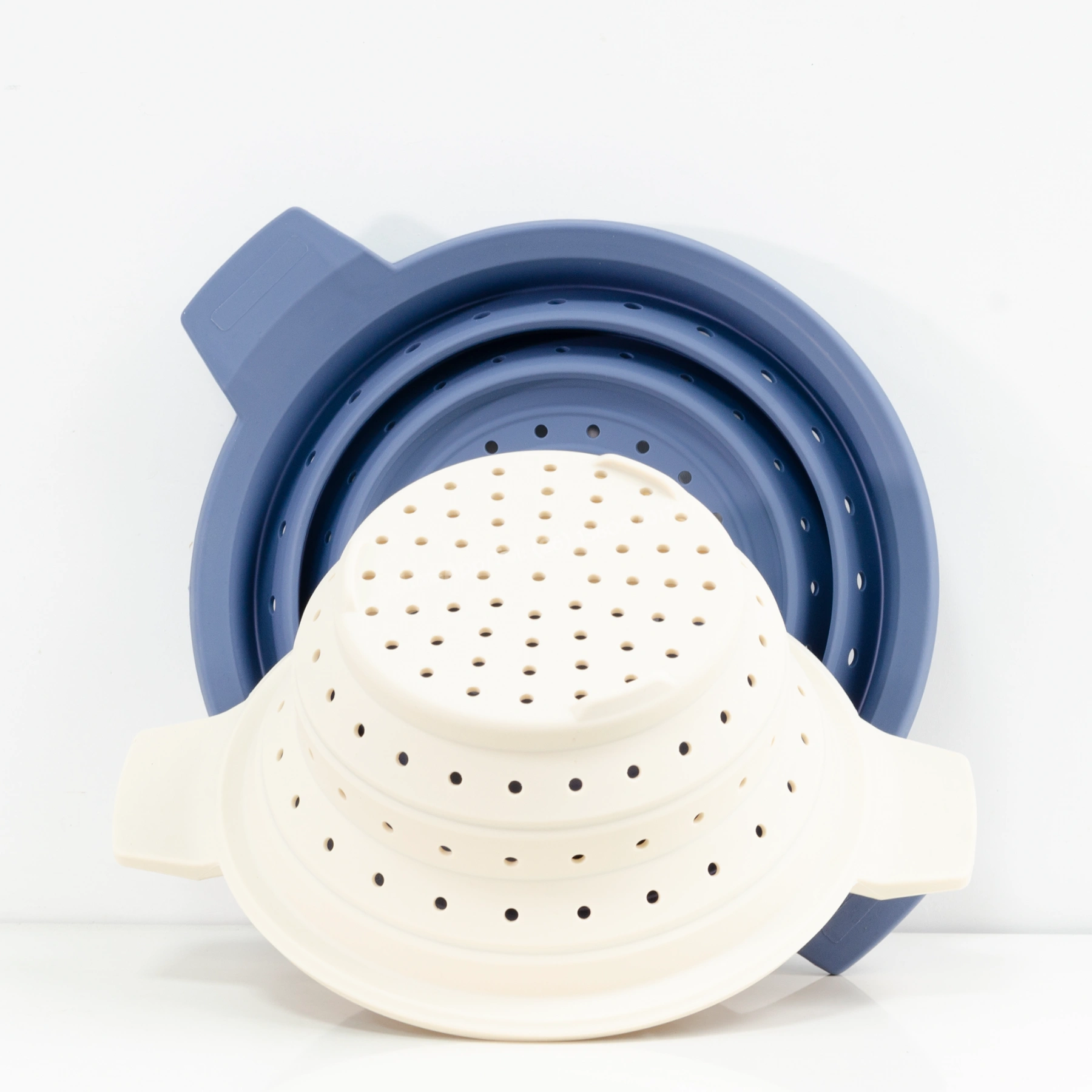 新デザイン OEM シリコン折りたたみ式コランダー & ストレーナー バスケット