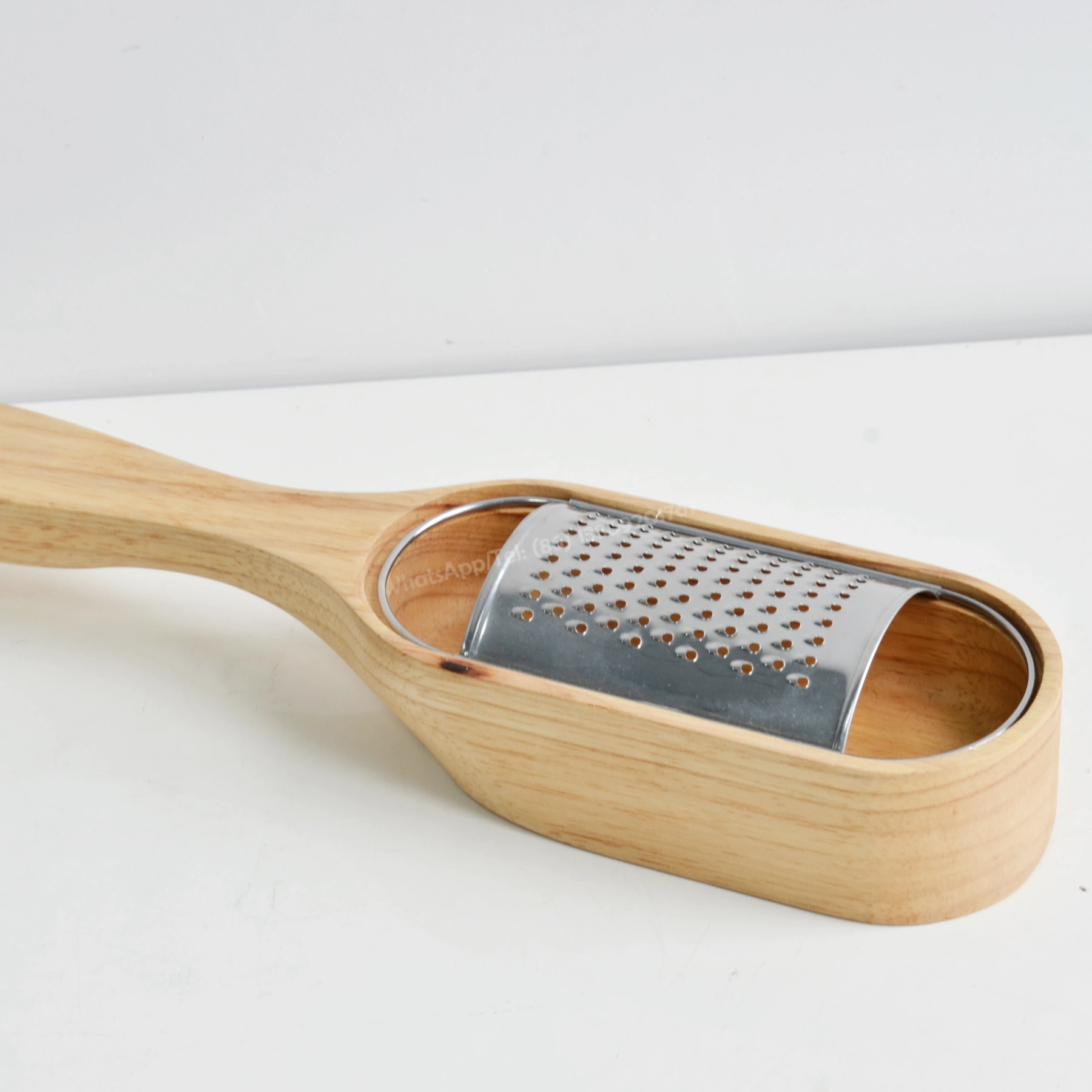 OEM ODM Custom Rotary Cheese Grater with Wooden Handle from China Factory