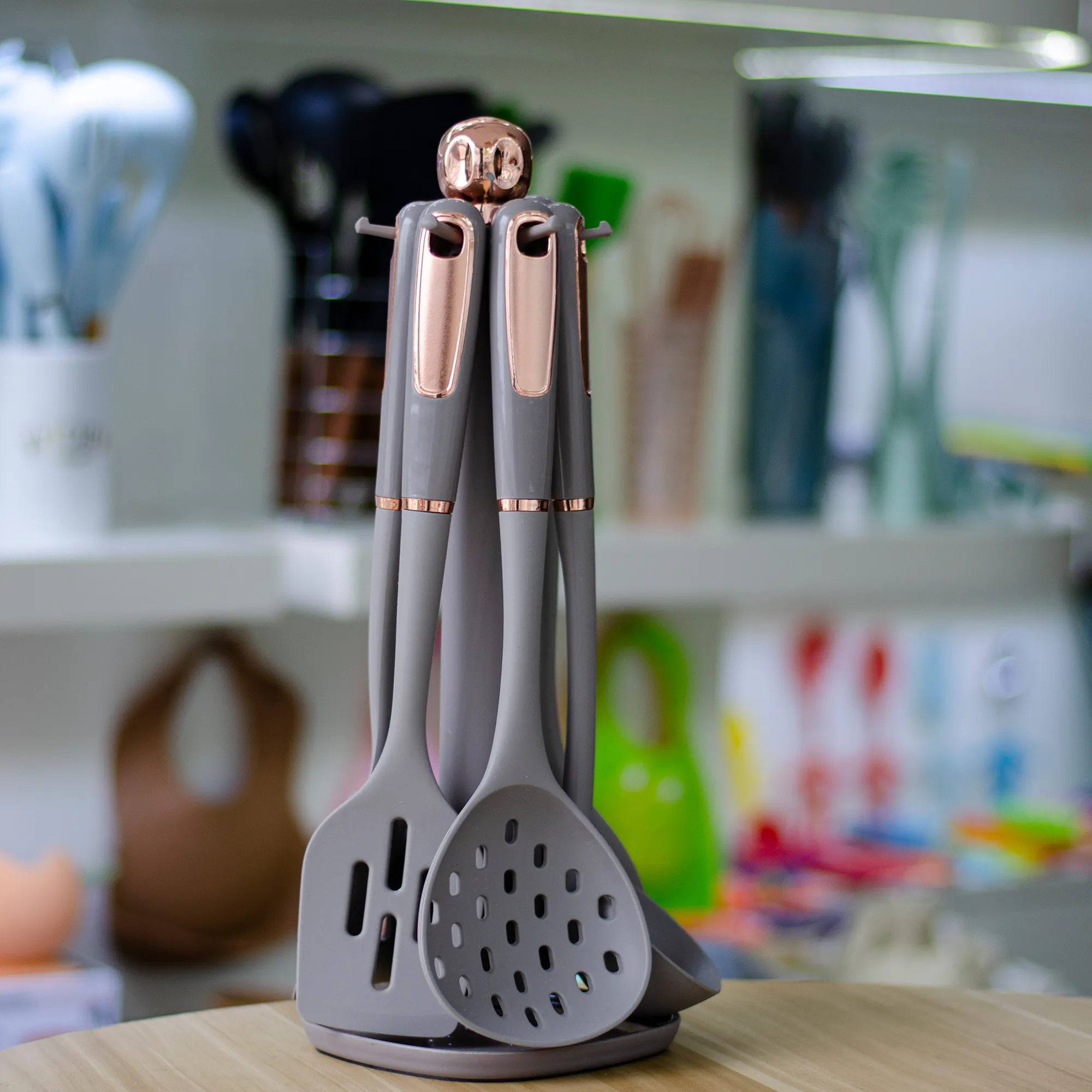 China Reliable Wholesale Custom Non-stick Silicone Kitchen Utensils Set Maker Manufacturer