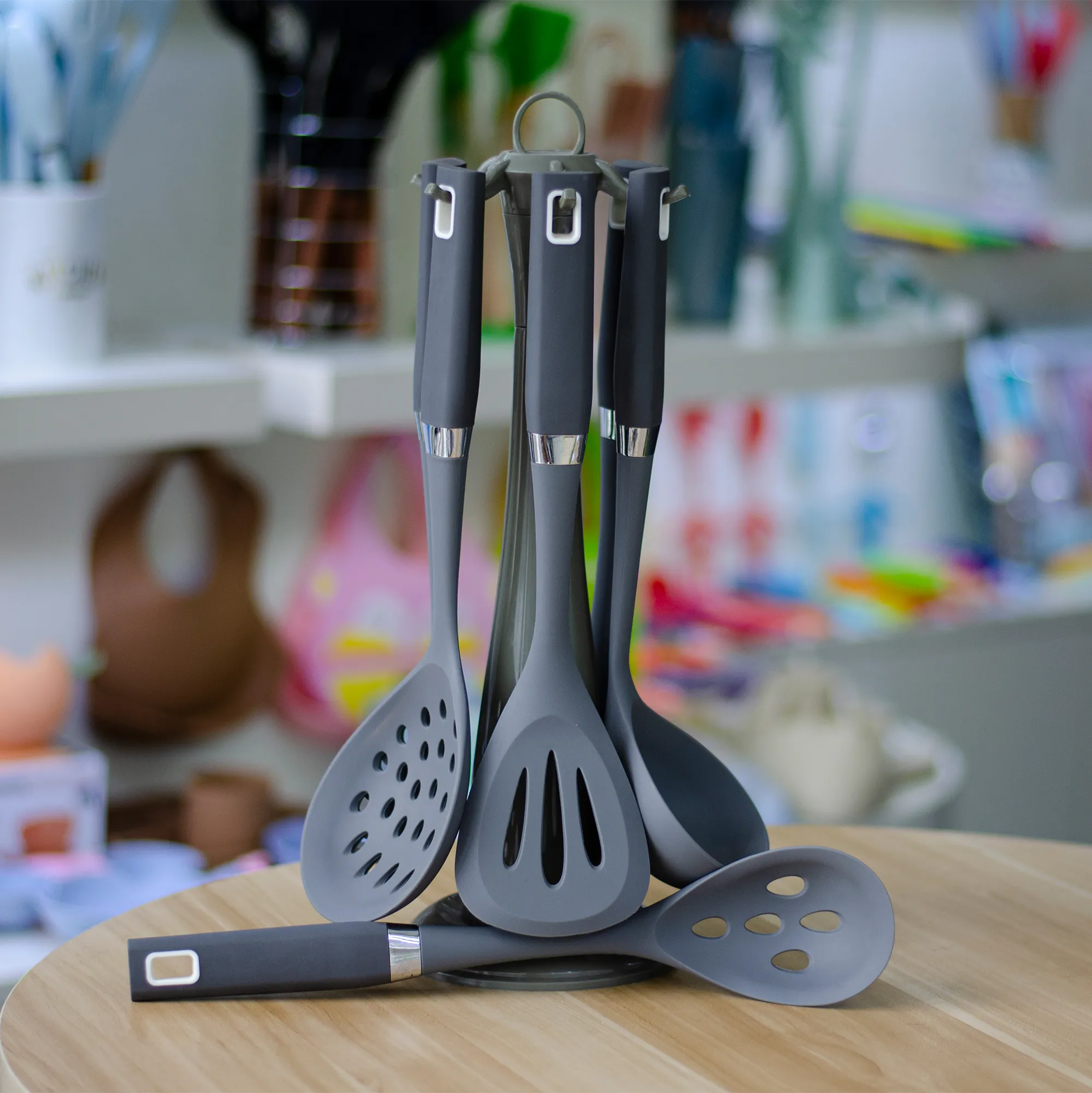 Supplier Custom Kitchen Cooking Tools Silicone Bulk from China Kitchenware Factory