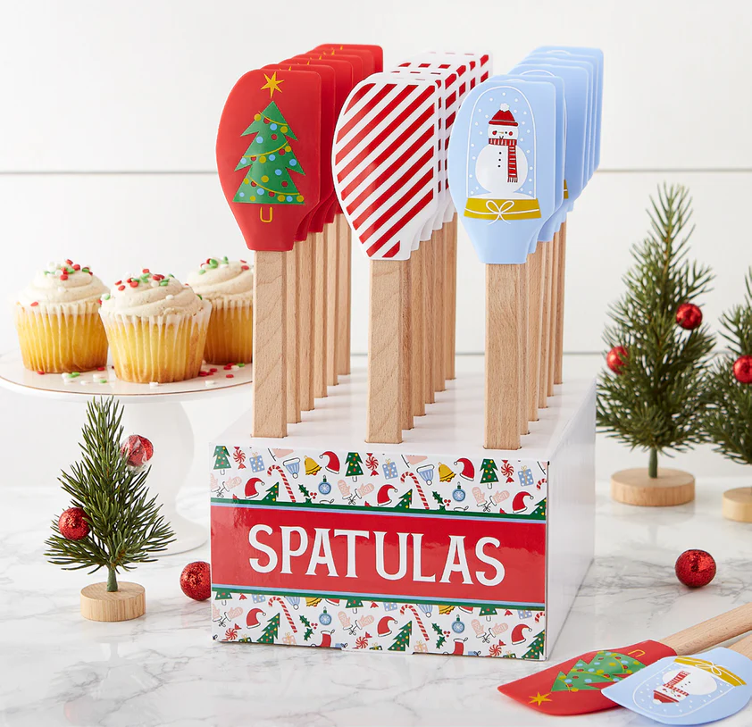 Espátulas de silicone personalizadas para férias no atacado