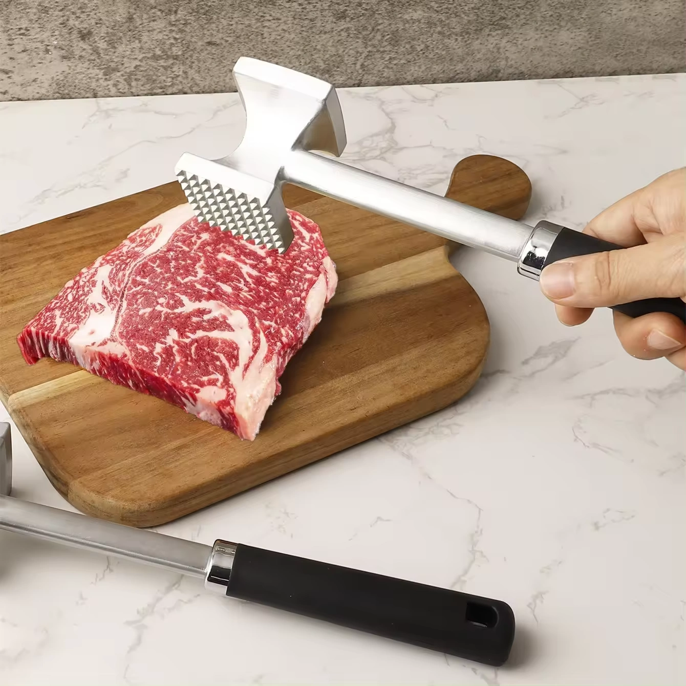 Approvisionnement attendrisseur de viande en acier inoxydable Hamme