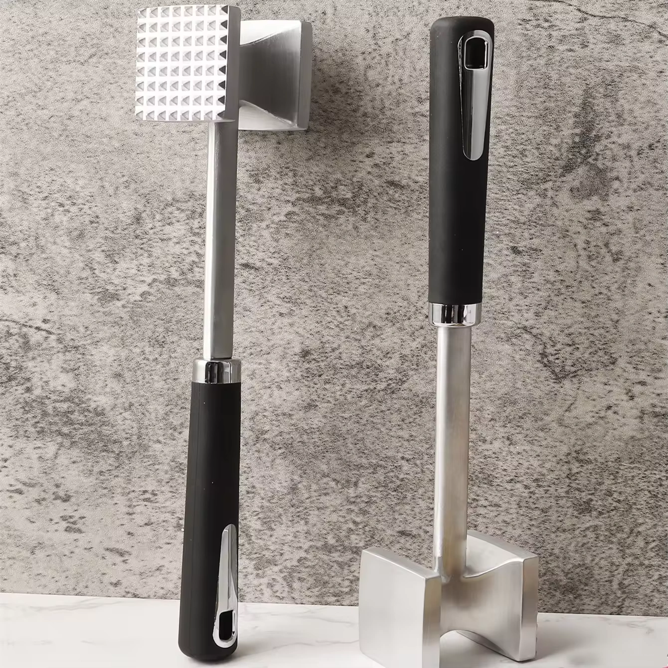 Marteau attendrisseur de viande en acier inoxydable