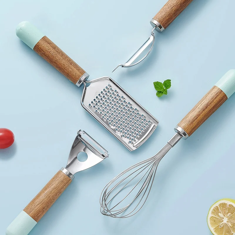 Partihandel Köksprylar Set Skalare Strumpeband Äggvisp Visp