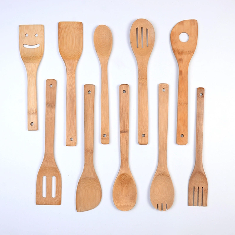 Набор кухонных принадлежностей из бамбука оптом от Bamboo Cookware Factory 3