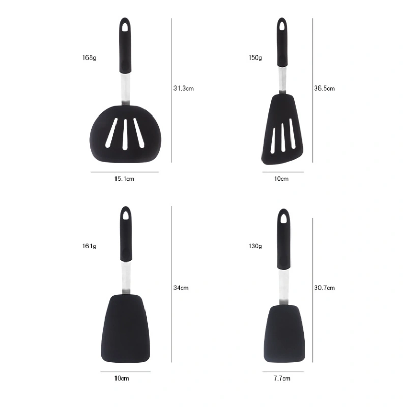 Conjunto de utensílios de cozinha de nylon personalizado Fornecedor de utensílios de cozinha de nylon