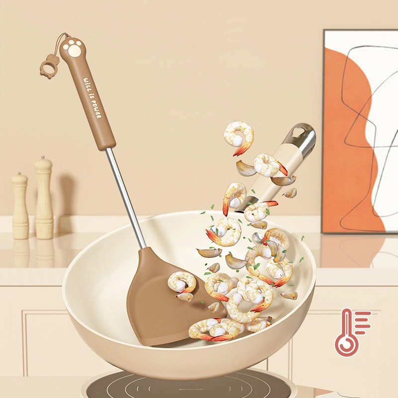 Custom Kitchen Silicone Utensil Set With Holder Factory