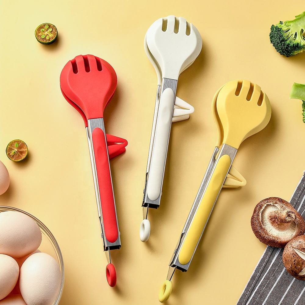 Pince à nourriture en gros Pince à barbecue en silicone pour la cuisson 5