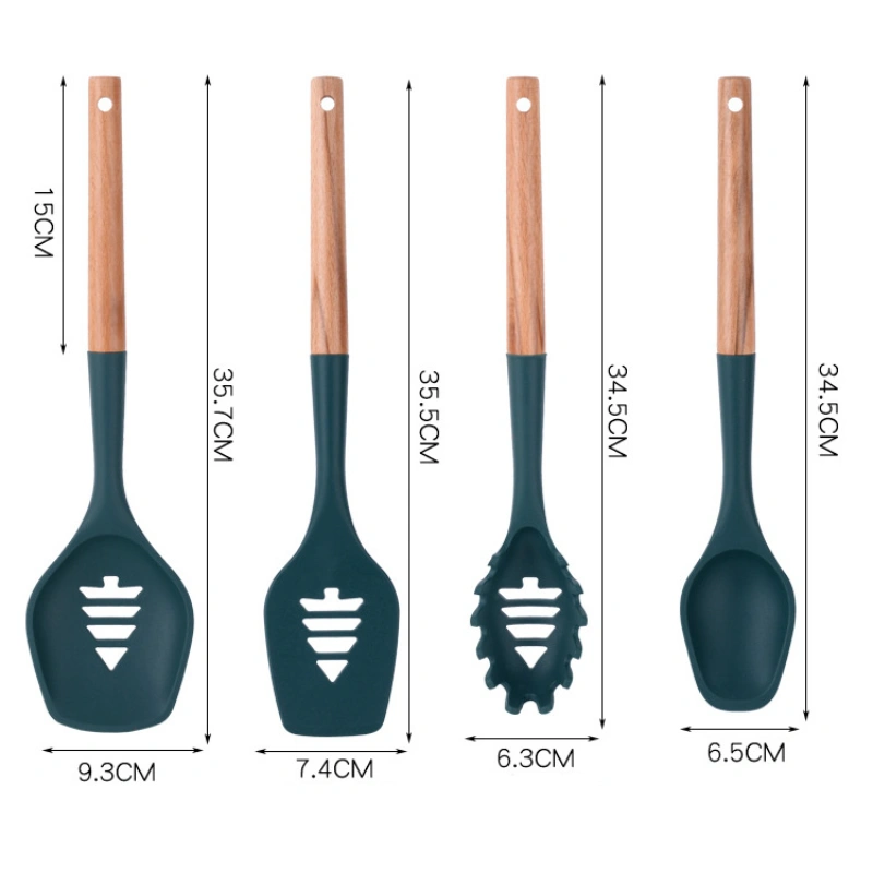 Wholesale Heat Resistant Silicone Cooking Utensils Factory 3