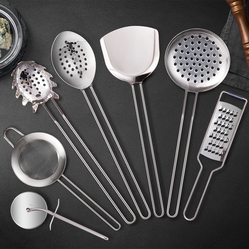 أدوات طهي من الفولاذ المقاوم للصدأ بالجملة ملعقة تقديم 5