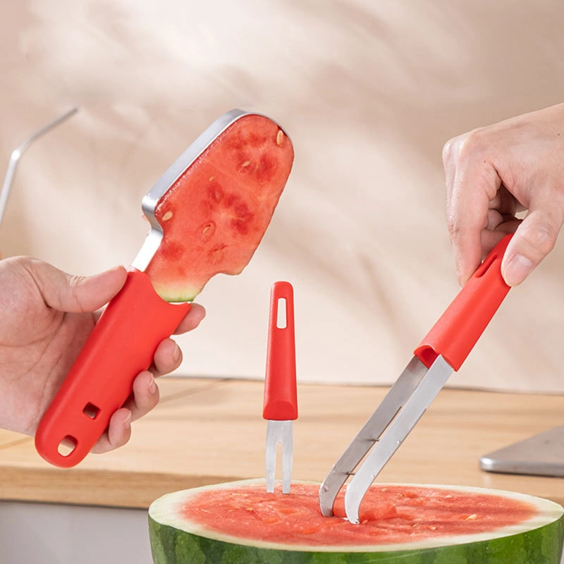 Wholesale Stainless Steel Watermelon Slicer Cutter Knife 4