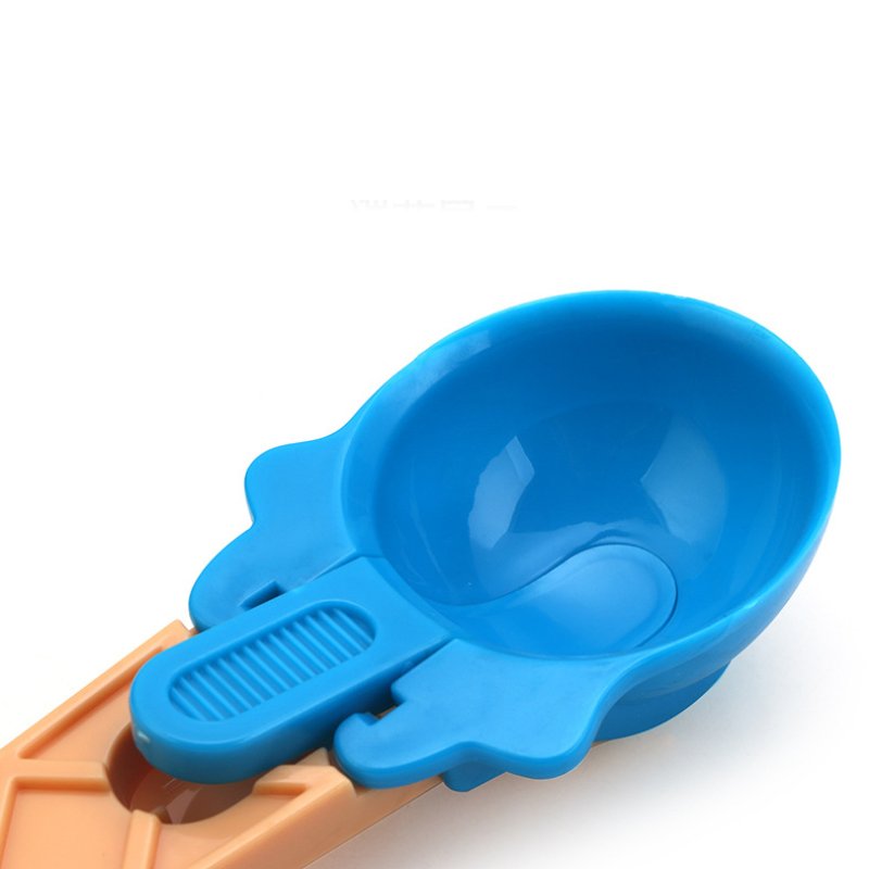 Paletta per gelato in plastica all'ingrosso con rilascio a grilletto 7