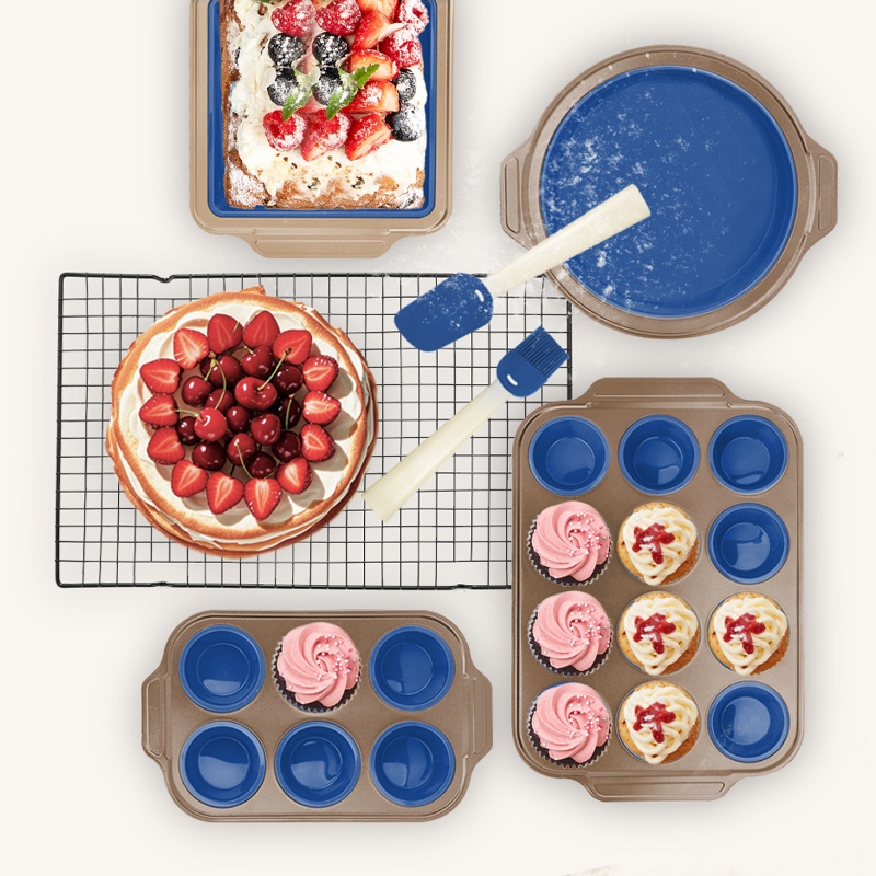 맞춤형 접이식 실리콘 베이킹 팬 도매 2