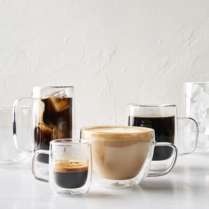 Double Wall Glass Coffee Mug 3839