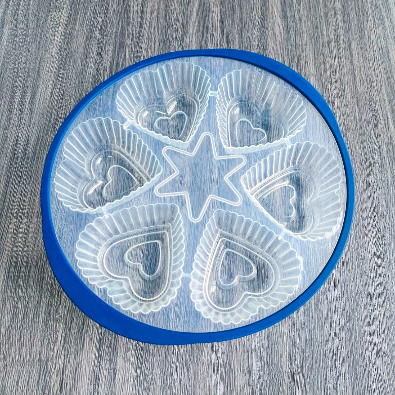 Wholesale Heart Silicone Molds For Muffins