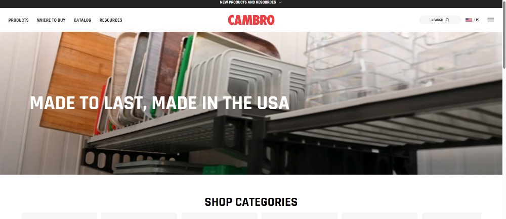 Compañía manufacturera Cambro