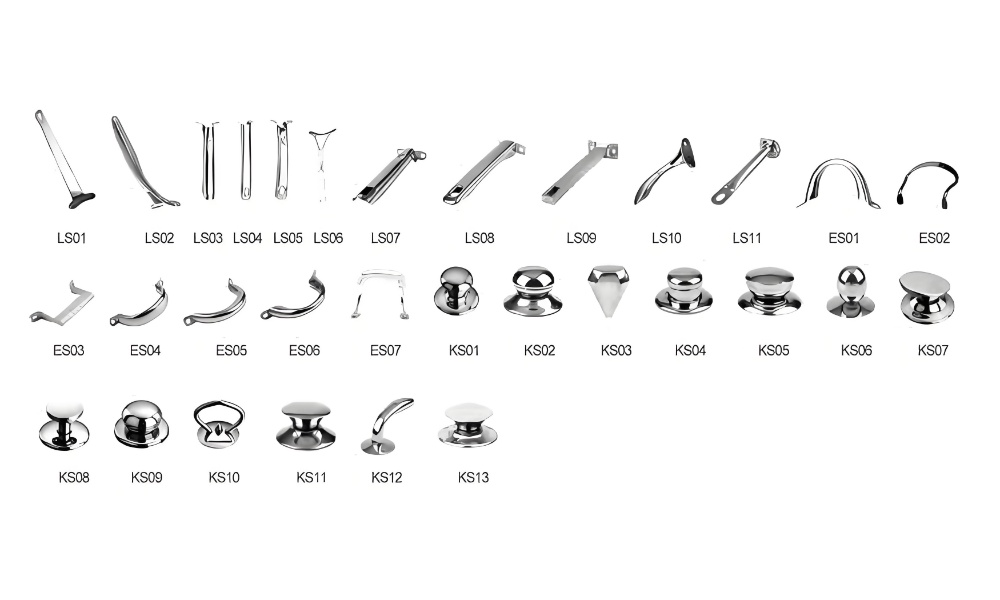 مقبض أواني الطهي المصنوع من الفولاذ المقاوم للصدأ
