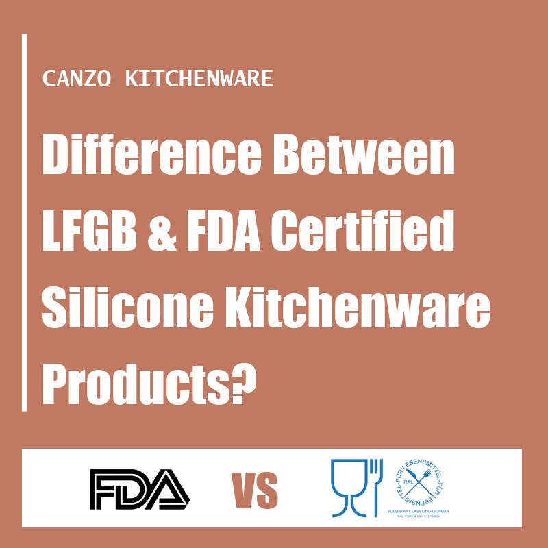 Diferença entre produtos de silicone para cozinha certificados pela FDA (LFGB)