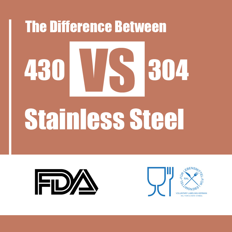 الفرق بين الفولاذ المقاوم للصدأ 430 و 304