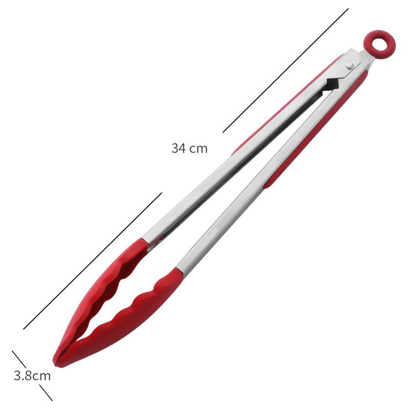 Großhandel Küchenzangen mit Silikonspitzen 4