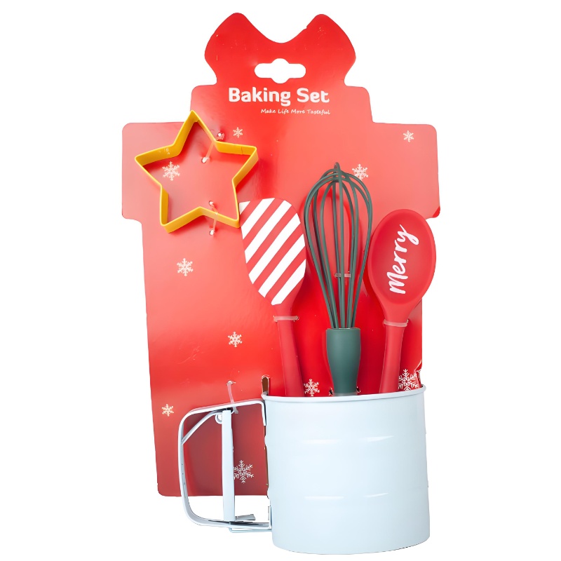 Wholesale Christmas Silicone Kitchen Tool Set