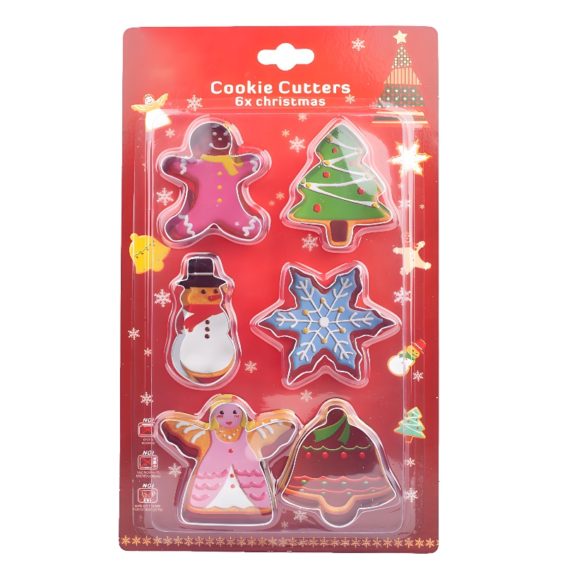 Wholesale Christmas Tree Cookie Cutter Set Of 6