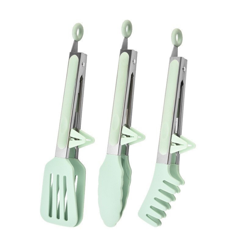 Wholesale Silicone Tongs For Frying 1