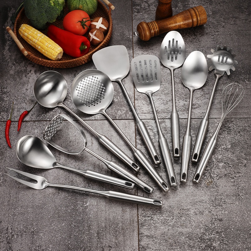 Set di 5 utensili da cucina in acciaio inossidabile all'ingrosso