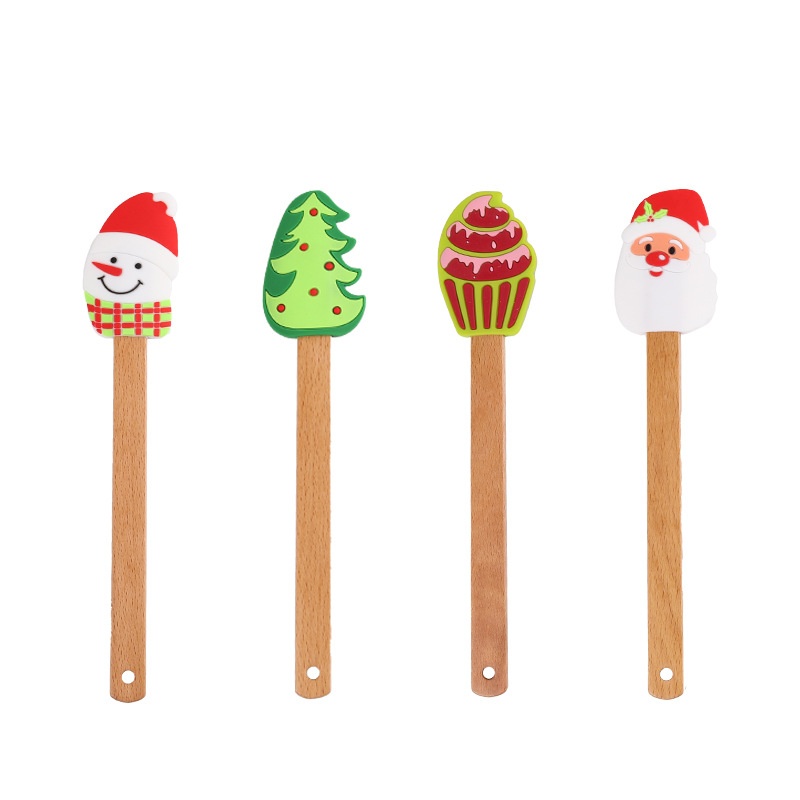 Wholesale Christmas Silicone Spatula 4 1