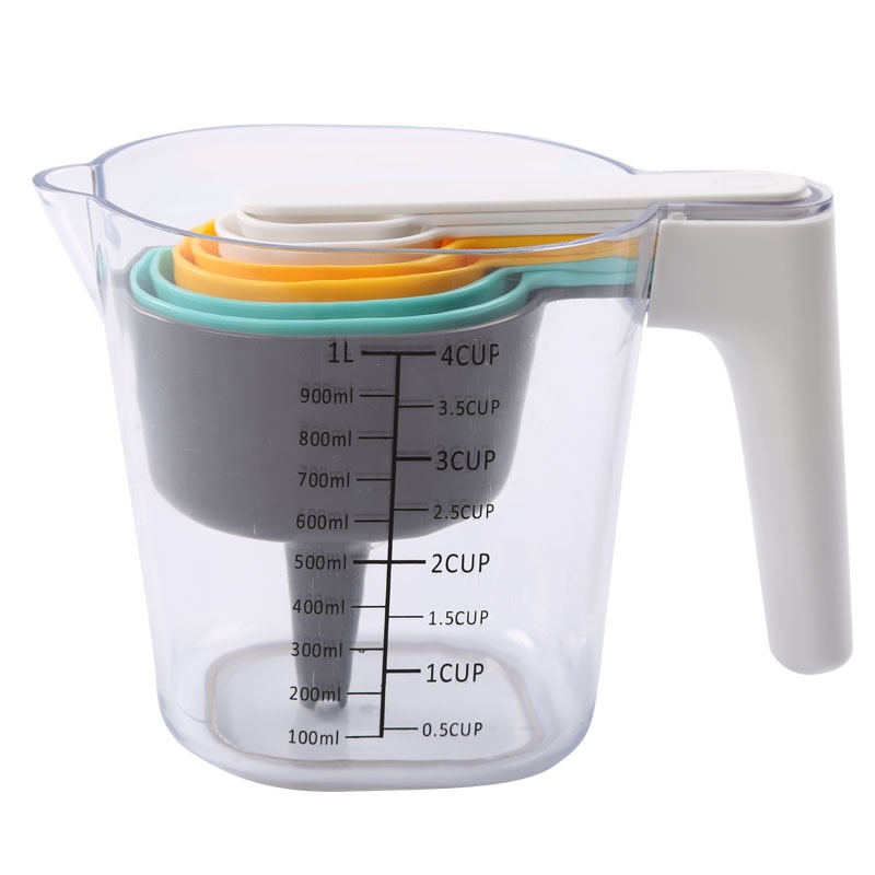 Wholesale Measuring Cup Set Plastic With Funnel 1