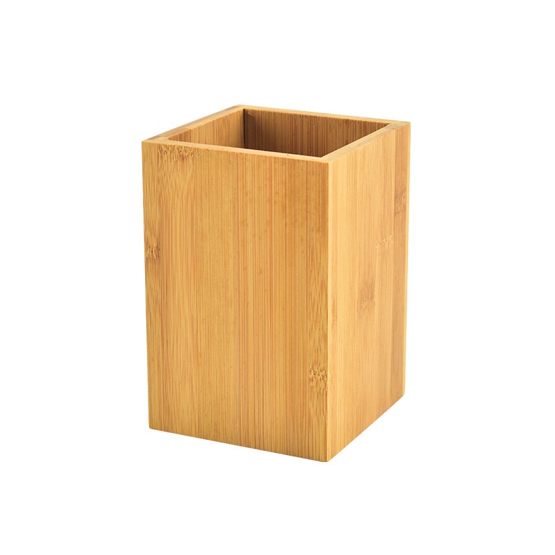 حامل أدوات المطبخ من الخيزران مربع بالجملة