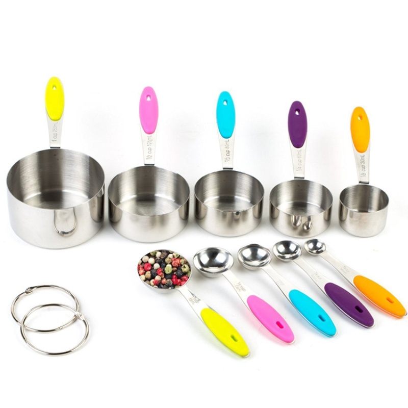 Wholesale Stainless Steel Measuring Cups And Spoons 2