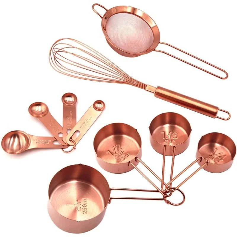Gold Baking Tools Set