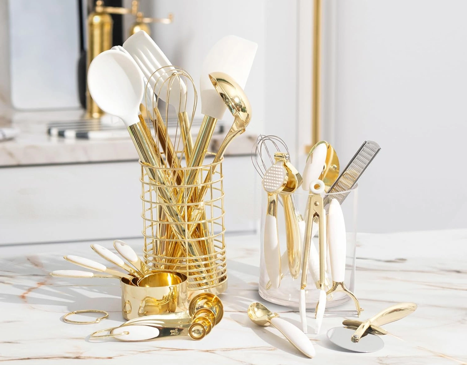 Golden Silicone Kitchenware
