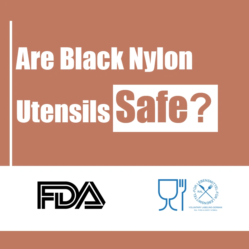 Är svarta nylonredskap säkra