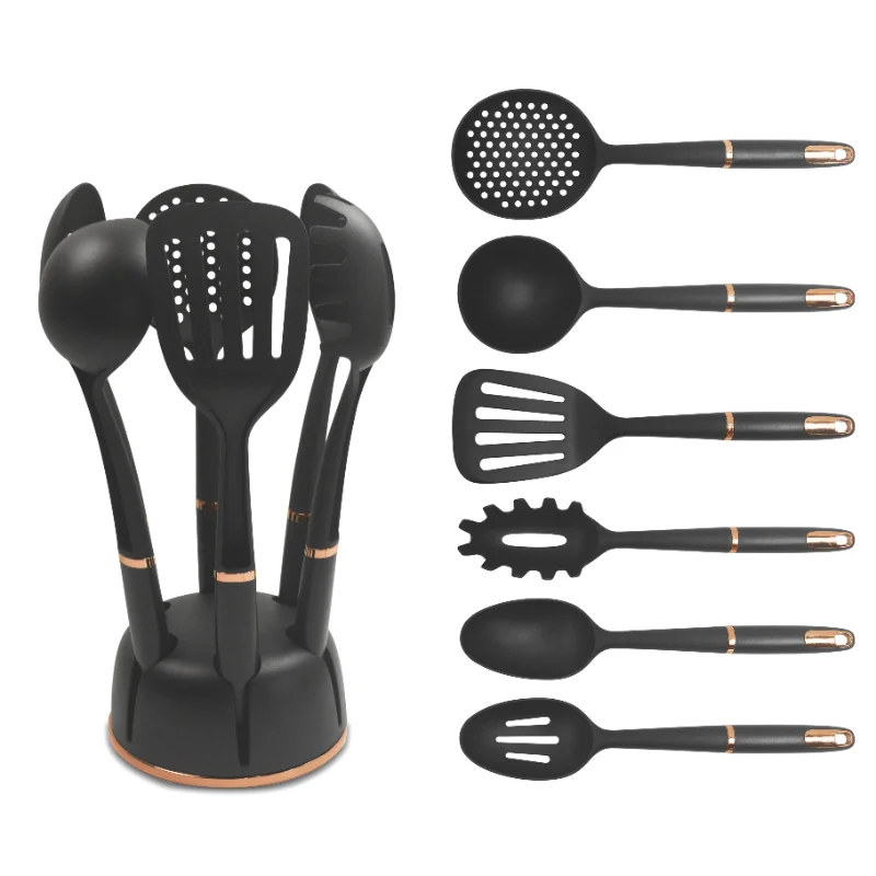 Wholesale Cooking Utensils Nylon Kitchen Utensil With Rack