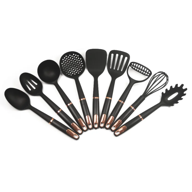 Wholesale Cooking Utensils Nylon Kitchen Utensil With Rack 2