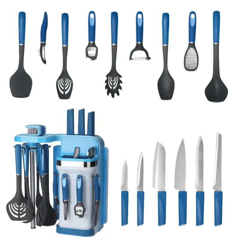 Tukkumyynti keittiövälinesetti nailonista valmistettujen ruoanlaittovälineiden pidike 1