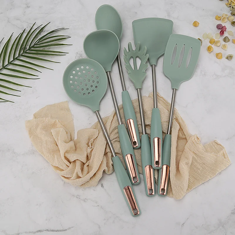 Wholesale Silicone Kitchen Cooking Utensils Chef Cooking Utensils 1