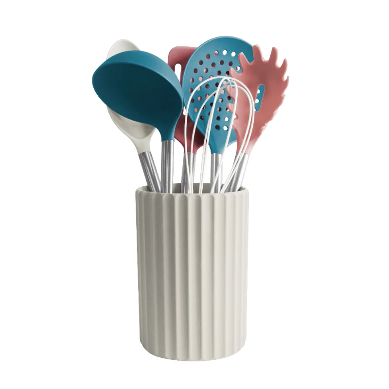 Utensili da cucina personalizzati in acciaio inossidabile e silicone all'ingrosso 1