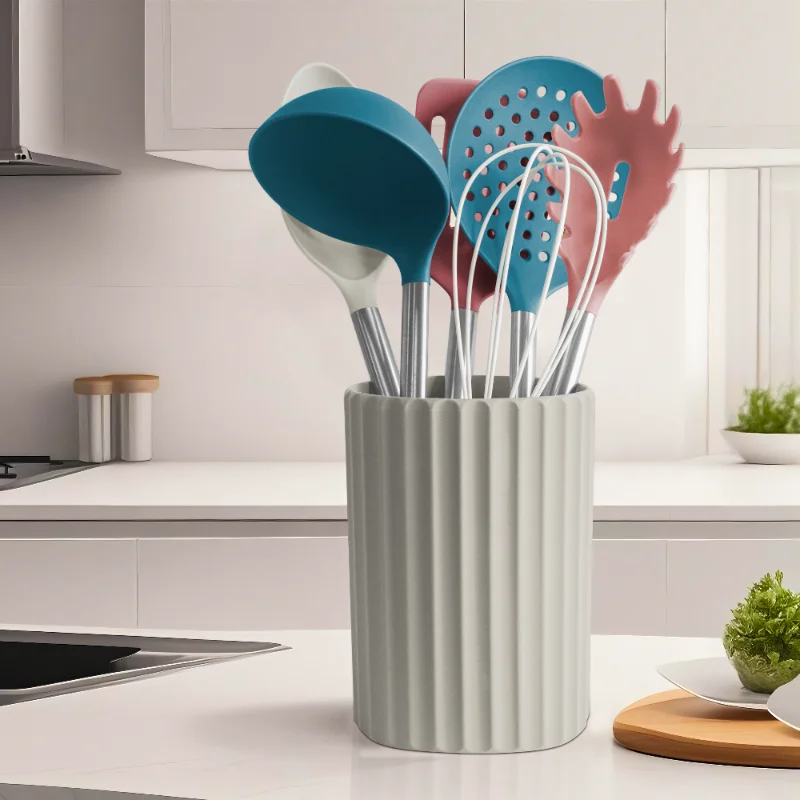 Wholesale Stainless Steel Silicone Utensils Custom Kitchenware 6