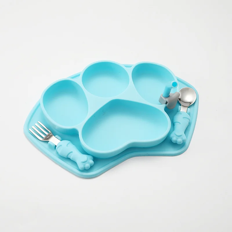 Wholesale Kids Silicone Tableware Set 2