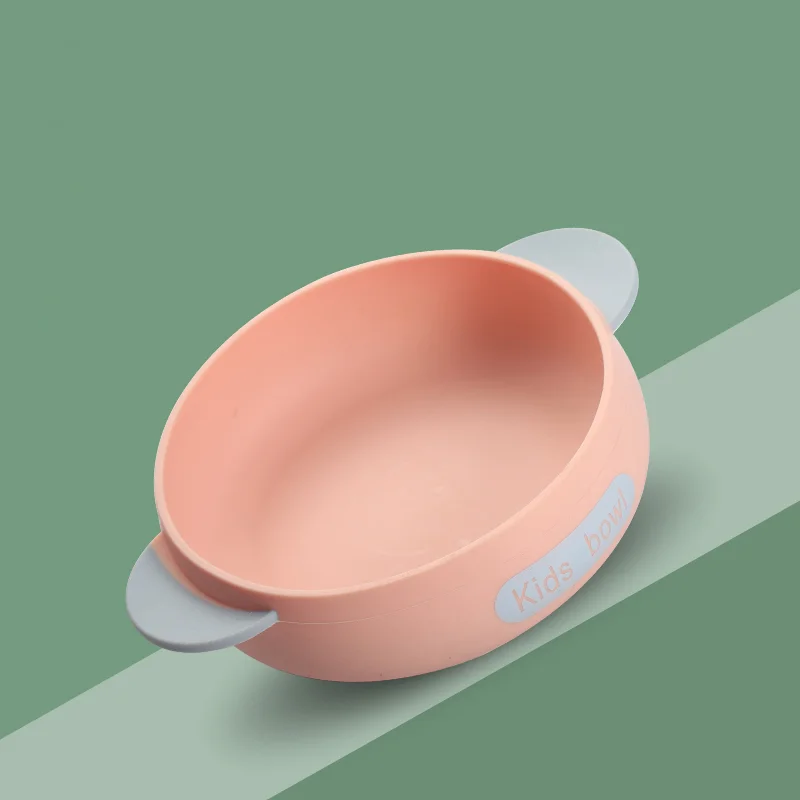 맞춤형 아기 수유 그릇 및 숟가락 실리콘 5