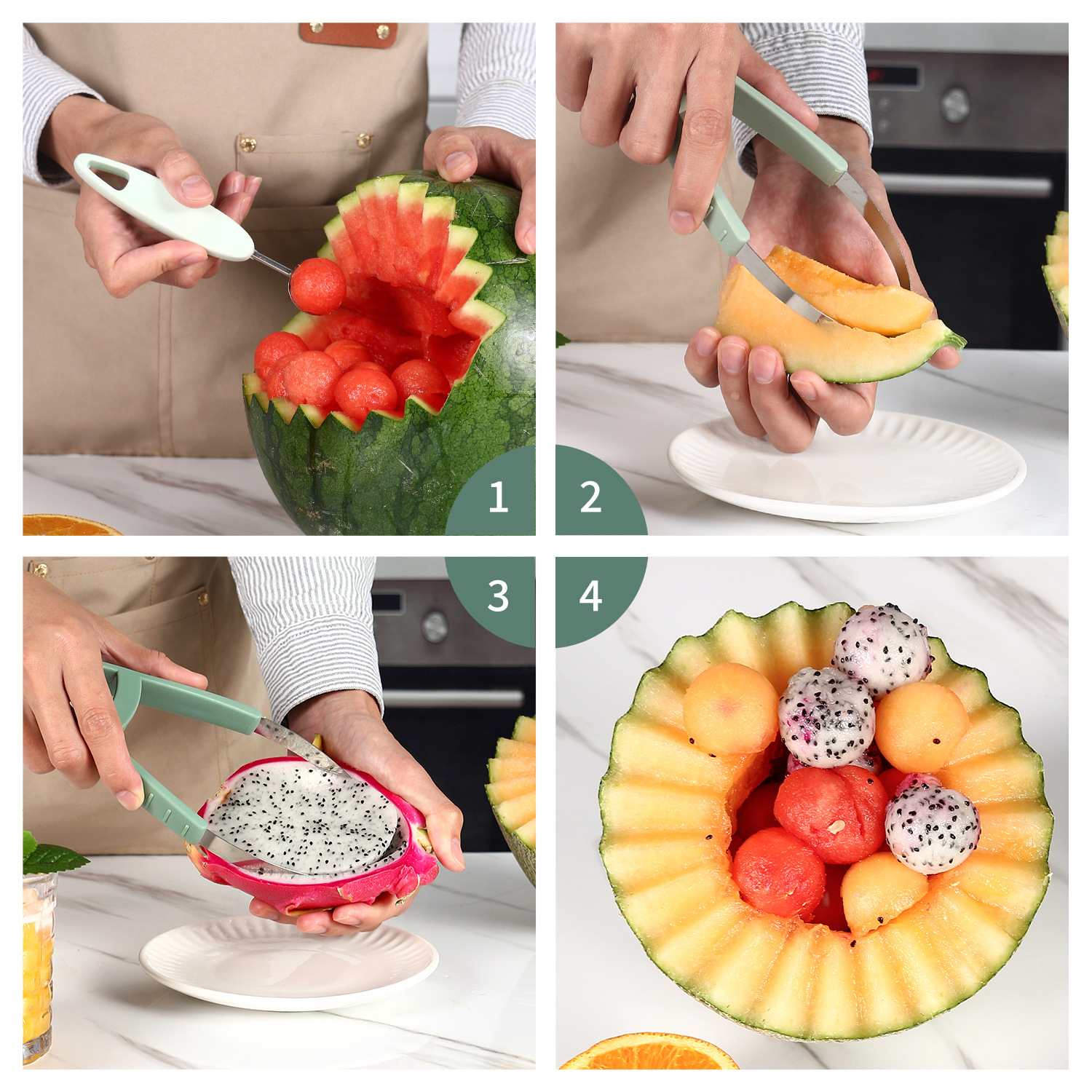 Toptan Meyve ve Sebze Oyma Aletleri Seti 1