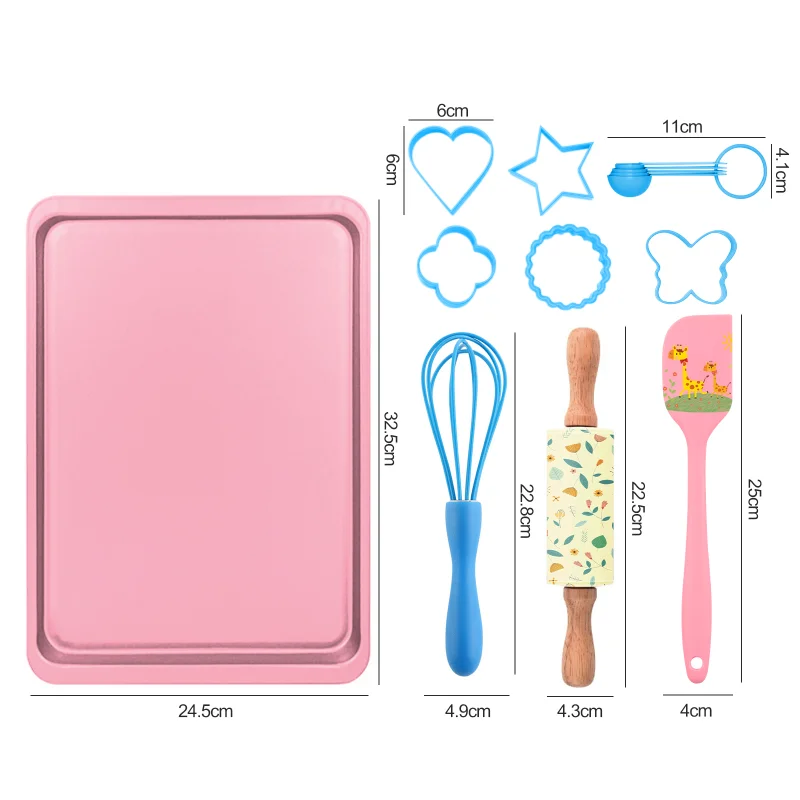 Cusotm Kids Cooking Baking Tools Set Wholesale2