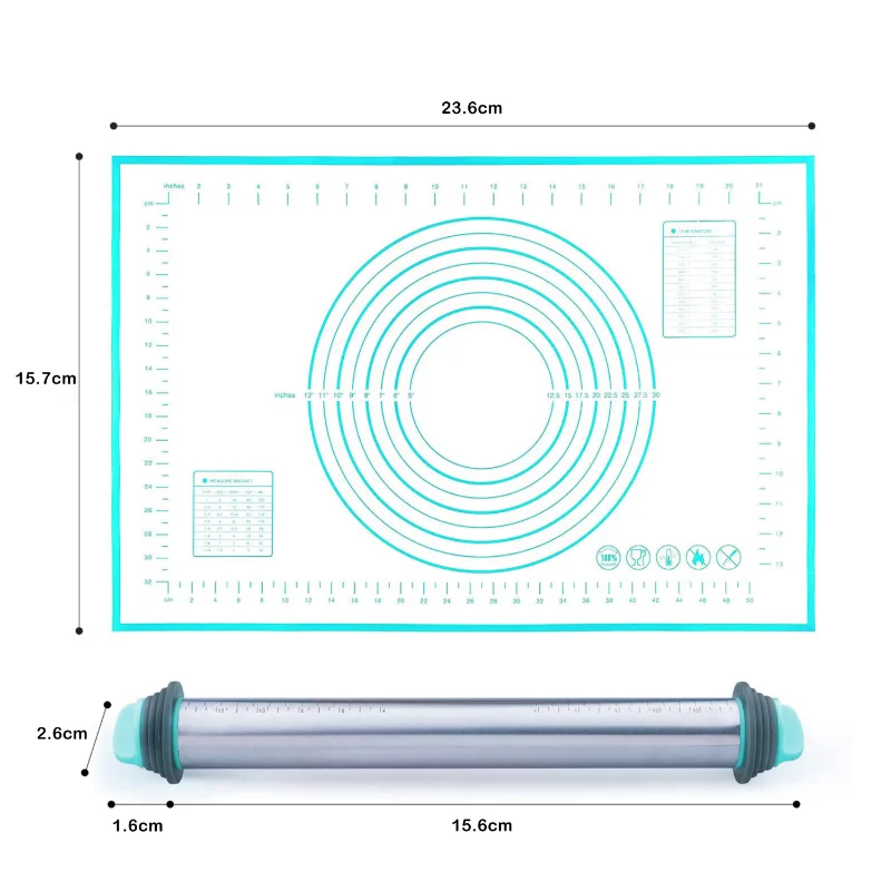 Macinapasta regolabile OEM con tappetino da forno 3