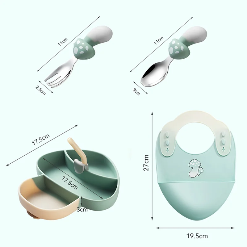 クリエイティブダイニングのためのユニークな卸売ソフトセットシリコン4