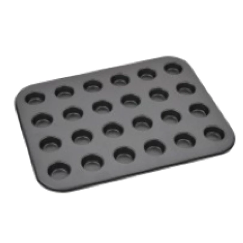 Plaque de cuisson pour mini-muffins à 24 alvéoles