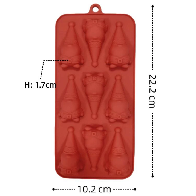 9-gaats siliconen chocoladevorm in de vorm van een spitsmuis Fabrikant 1